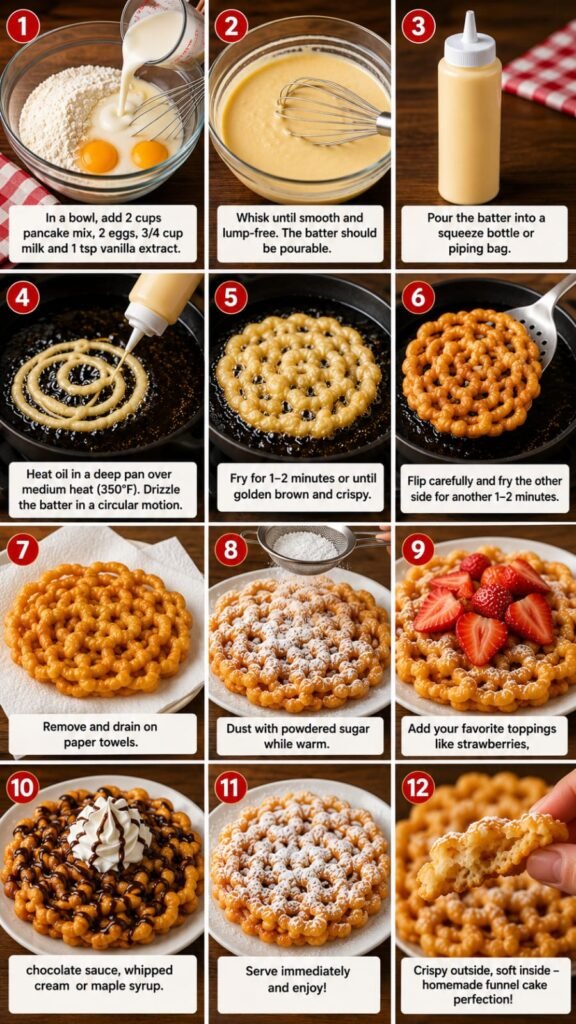 funnel cake recipe