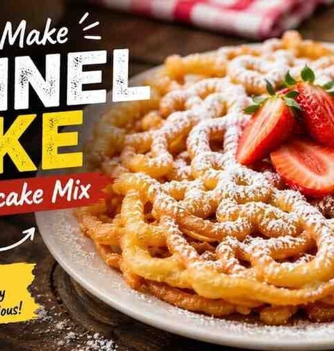 how to make funnel cake with pancake mix
